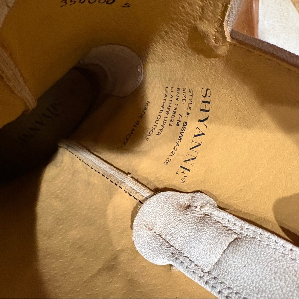 Shyanne Cream Embroidered Heeled Boots - image 4